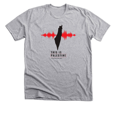 This Is Palestine, a Athletic Heather Premium Unisex Tee