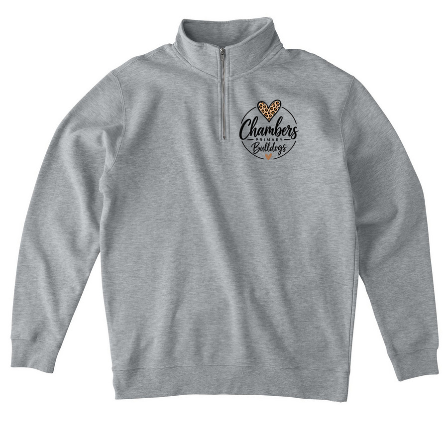 Chambers Primary Staff&nbsp;, a Grey Heather Midweight Quarter Zip Pullover