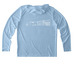 Special Needs Hoodie, a Light Blue UV Performance Long Sleeve Hoodie (back-view)