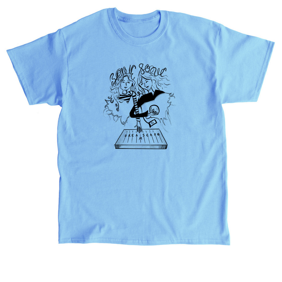 Sonic Dreamscape, a Carolina Blue Classic Unisex Tee