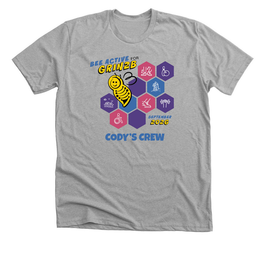 Cody?s Beelievers 2026, a Athletic Heather Premium Unisex Tee