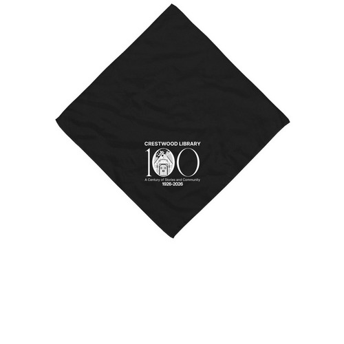 Limited Edition: Crestwood 100, a Black Cotton Bandana