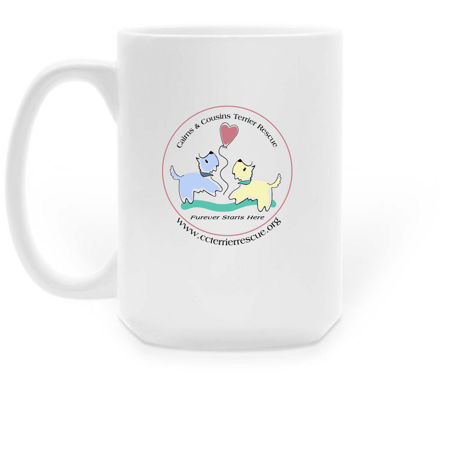 Dara Knot Distinction, a White Large Coffee Mug (back-view)
