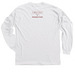 10010 Varsity Maroon, a White Classic Long Sleeve Tee (back-view)