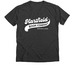Hartfield Home Team, white logo, a Dark Grey Heather Premium V-Neck Tee