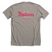 Bun Dad, a Heather Stone Premium Unisex Tee (back-view)
