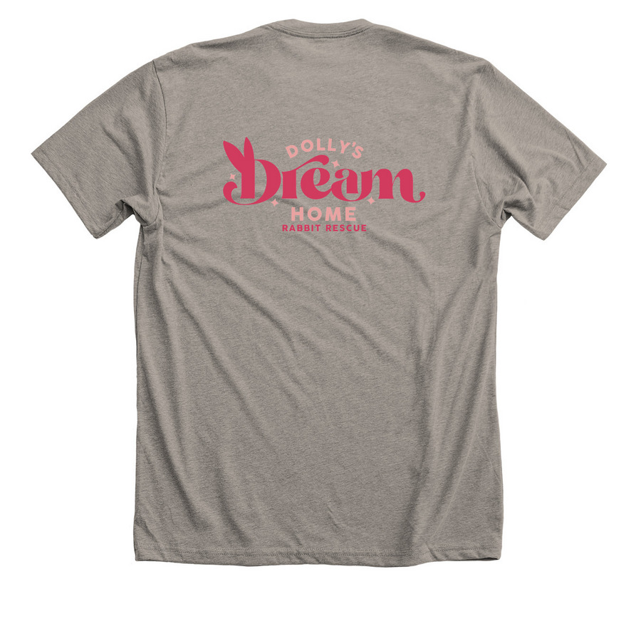 Bun Dad, a Heather Stone Premium Unisex Tee (back-view)