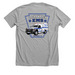 Lackawaxen EMS, a Athletic Heather Premium Unisex Tee (back-view)