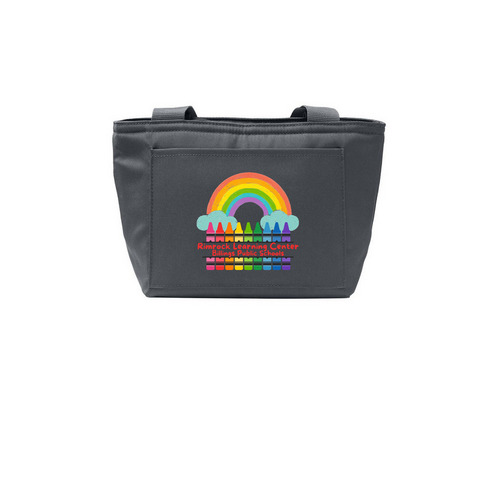 RLC Lunch Bag, a Grey Steel Insulated Lunch Tote