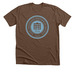 ETHS Blue Logoed Apparel&nbsp;, a Heather Brown Premium Unisex Tee