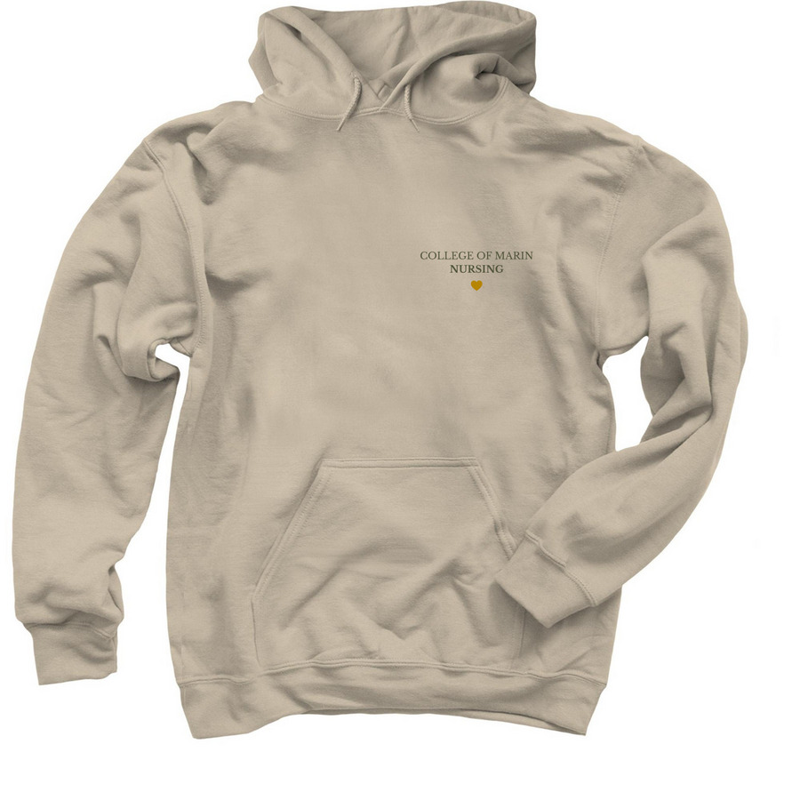 Rooted in Care, a Sand Pullover Hoodie