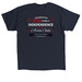 4th of July, a Navy Classic Unisex Tee (back-view)