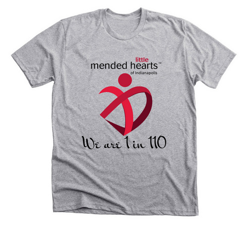 We are 1 in 110, a Athletic Heather Premium Unisex Tee