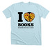 Pizza Heart T, a Heather Ice Blue Premium Unisex Tee