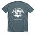 Hands to Paws Shirt, a Heather Slate Premium Unisex Tee (back-view)