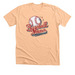 ?Baseball Mama, a Heather Peach Premium Unisex Tee