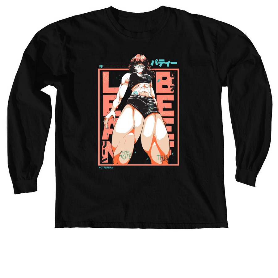 Lean Beef Patty Merch&nbsp;, a Black Comfort Colors Long Sleeve Tee