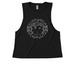 Triple Goddess Darkside ZiarYoga, a Deep Black Allmade Eco Triblend Women?s Muscle Tank