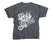 Something Big Tees, a Dark Heather Youth Unisex Tee