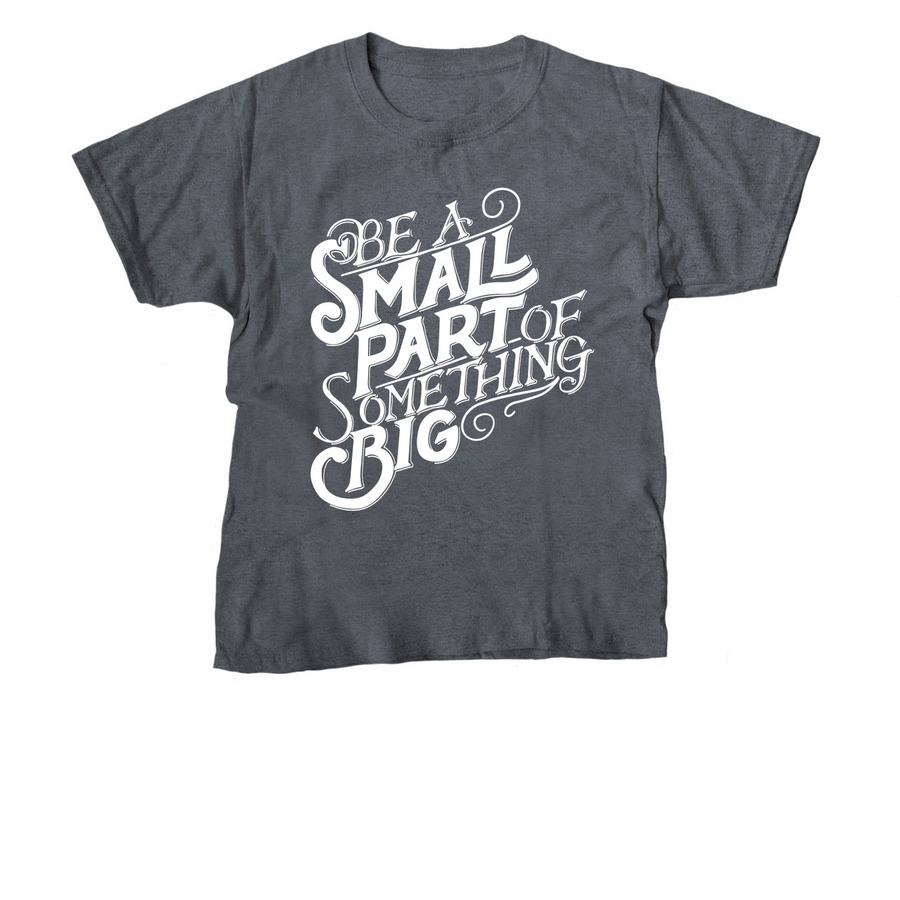 Something Big Tees, a Dark Heather Youth Unisex Tee
