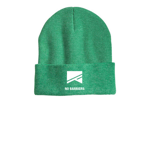 No Barriers Beanie, a Heather Kelly Printed Cuffed Beanie
