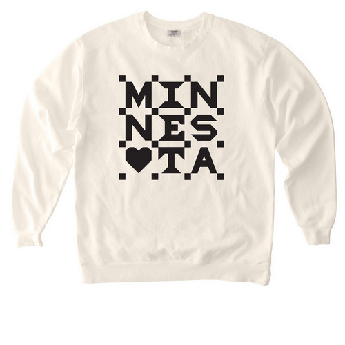 MN Quilt Sweatshirt, a Ivory Comfort Colors Crewneck Sweatshirt