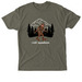 Formline Bigfoot T-Shirt, a Military Green Triblend Tee