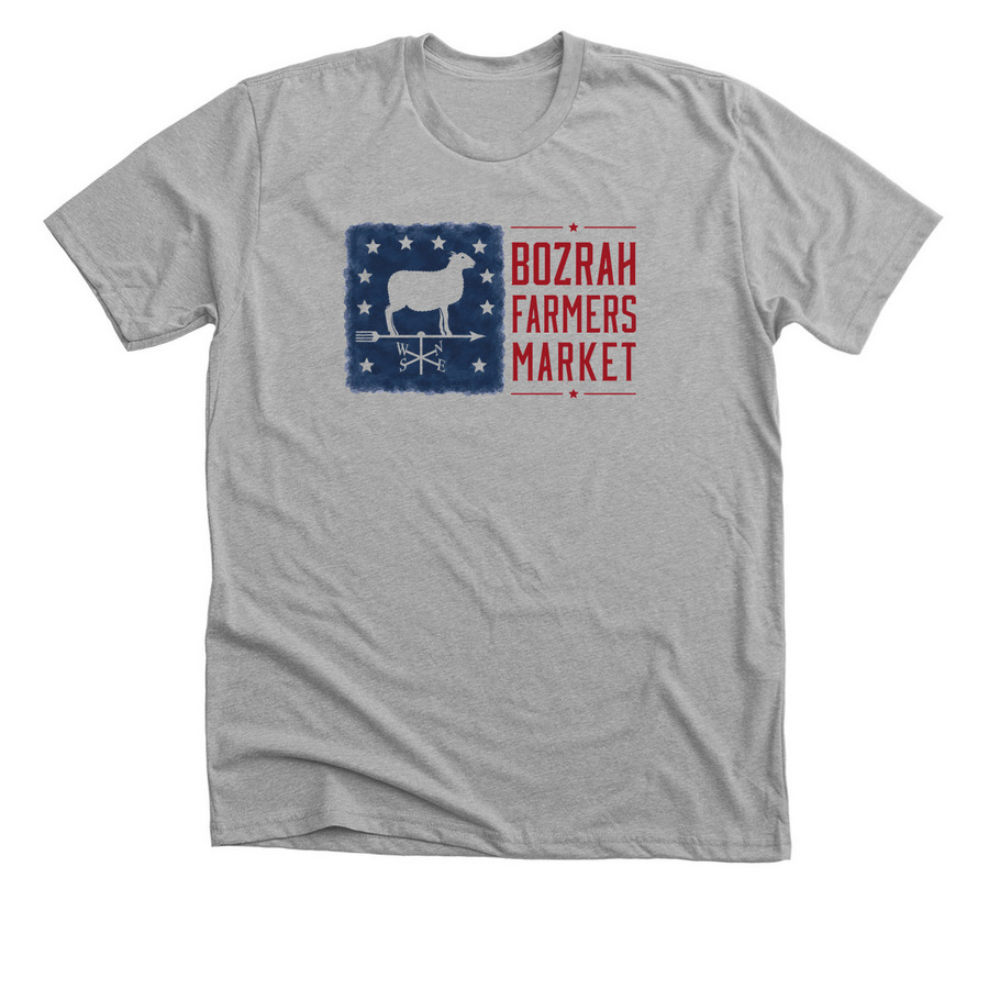 BFM Flag, a Athletic Heather Premium Unisex Tee