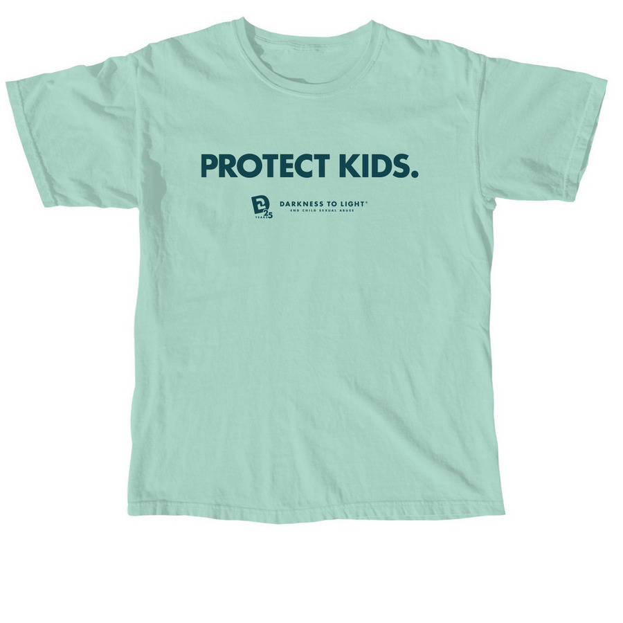 Protect Kids, a Chalky Mint Comfort Colors Unisex Tee