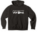 The Verona Juniors Classics Collection, a Black Premium Heavyweight Pullover Hoodie