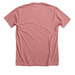 MTAE Merch, a Heather Mauve Premium Unisex Tee (back-view)