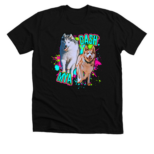 Mya & Dash 2024, a Solid Black Blend Premium Unisex Tee