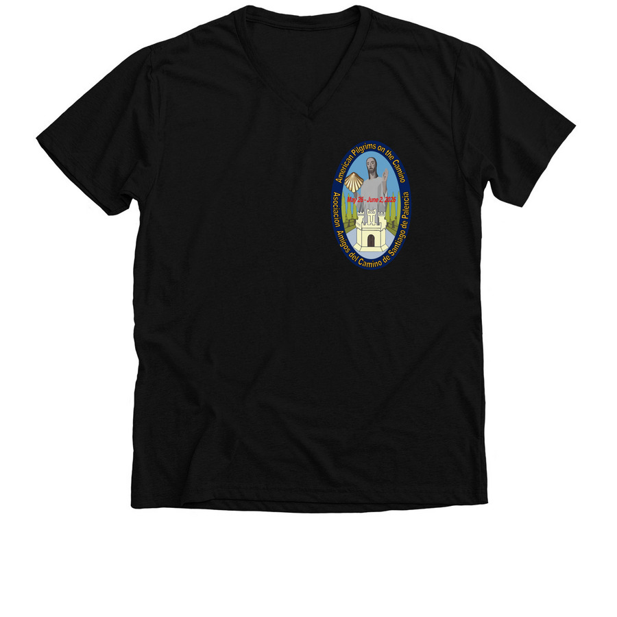 Palencia Cultural Event, a Solid Black Blend Premium V-Neck Tee