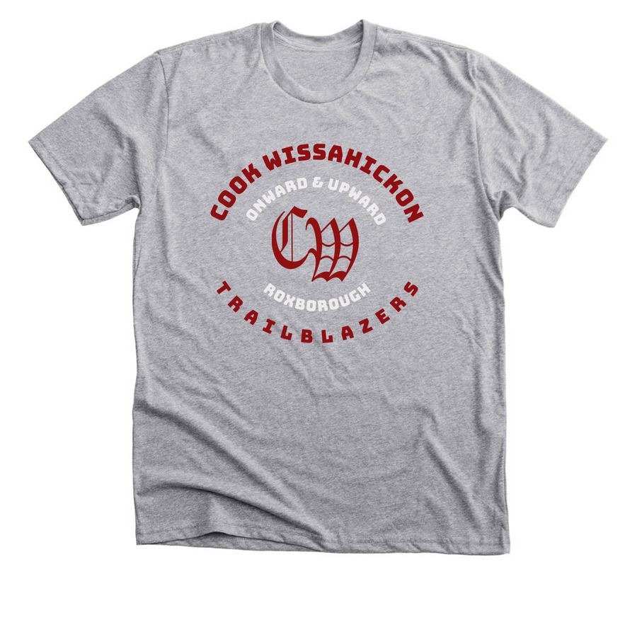 CW Onward & Upward, a Athletic Heather Premium Unisex Tee