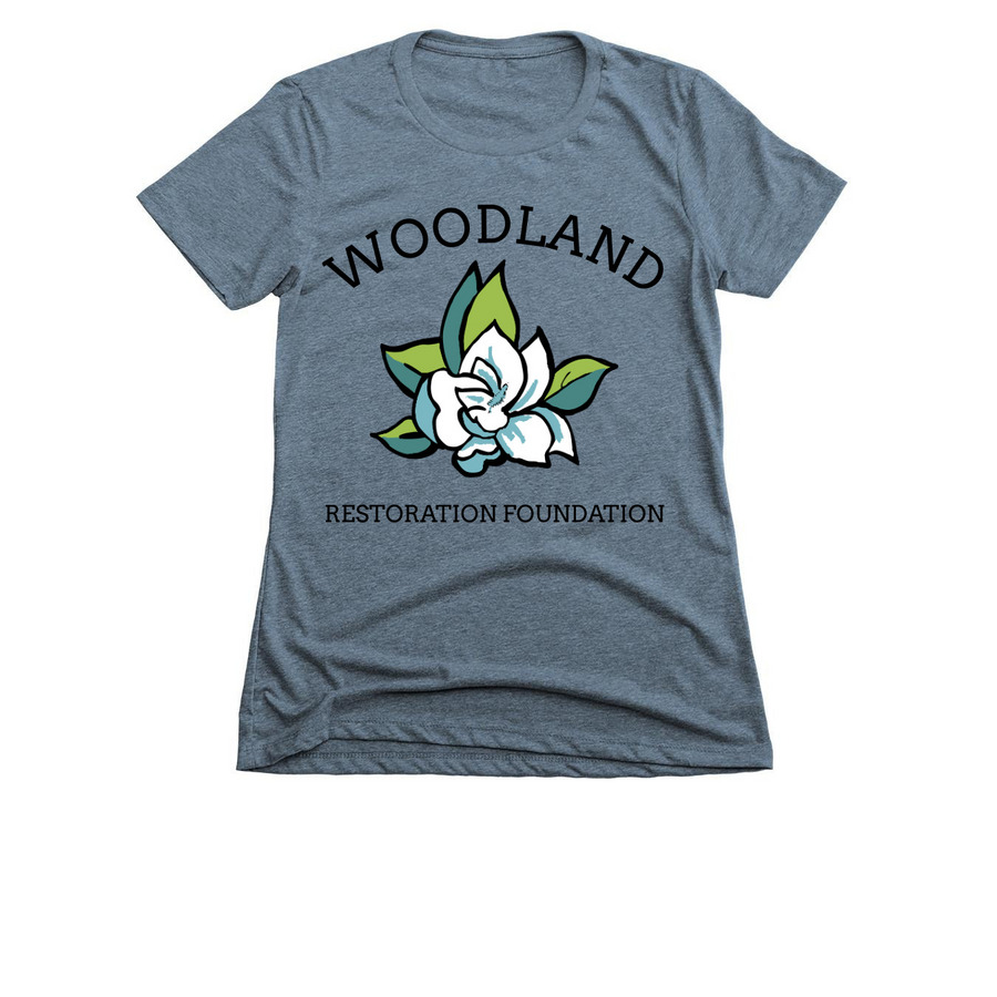 Woodland Cemetery Volunteers, a Indigo Women's Slim Fit Tee