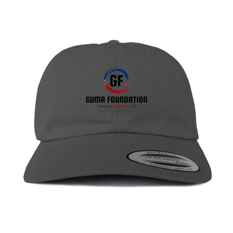 Special Edition USA 250 Guma Foundation Hats, a Dark Gray Printed Classic Baseball Cap