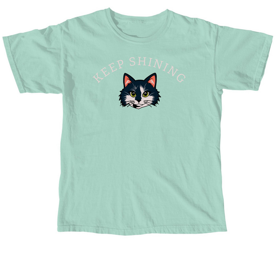 Keep Shining!, a Chalky Mint Comfort Colors Unisex Tee
