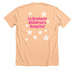 Le Bonheur Children's Hospital, a Heather Peach Premium Unisex Tee (back-view)
