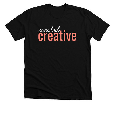 '24 Theme: Creativity, a Solid Black Blend Premium Unisex Tee
