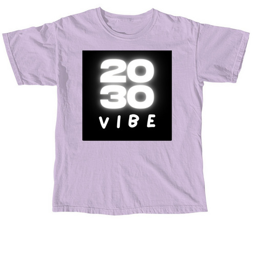 Class of 2030 Vibe, a Orchid Comfort Colors Unisex Tee