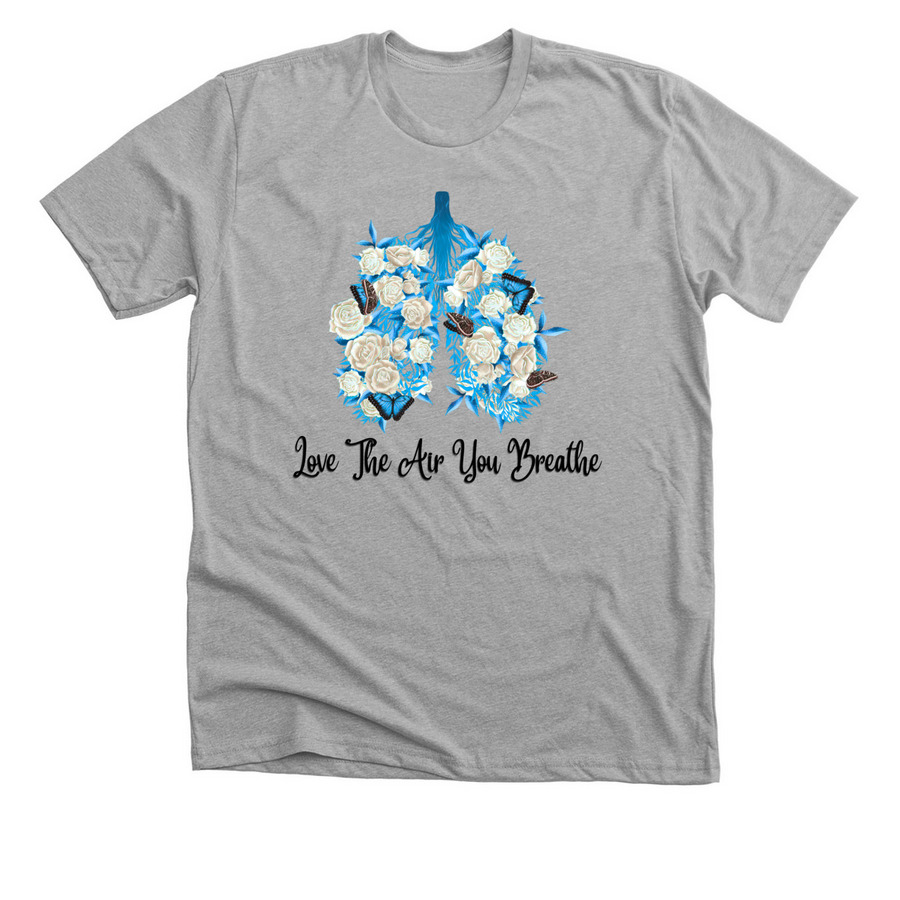Natalyn Rose's Cystic Fibrosis Journey, a Athletic Heather Premium Unisex Tee