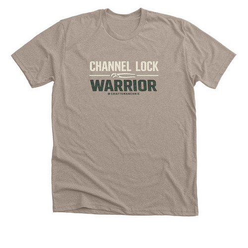 Channel Lock Warrior, a Heather Stone Premium Unisex Tee