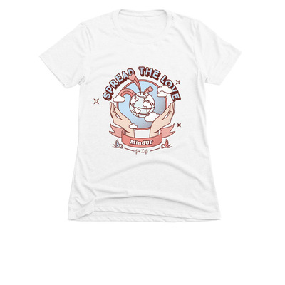 Spread The Love 2022, a White Women's Slim Fit Tee