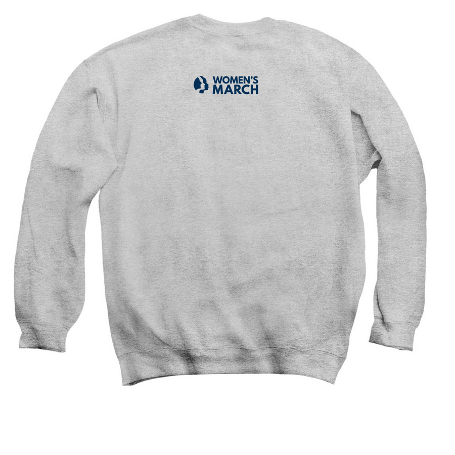 Free America, a Sport Grey Crewneck Sweatshirt (back-view)
