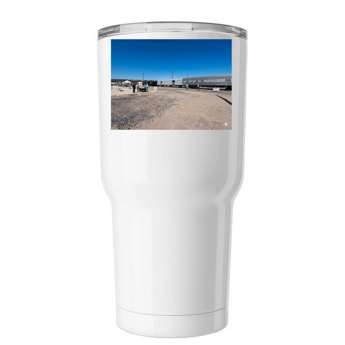 2926 at turntable part 1, a White Insulated Tumbler
