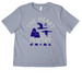 The Heart Needs Tea, Bread & Poetry, a Vintage Denim Women's Heavyweight Tee