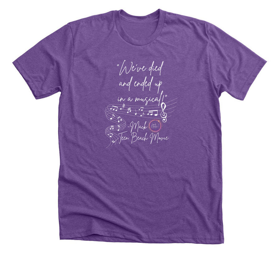 2026 Legends Recital, a Heather Team Purple Premium Unisex Tee