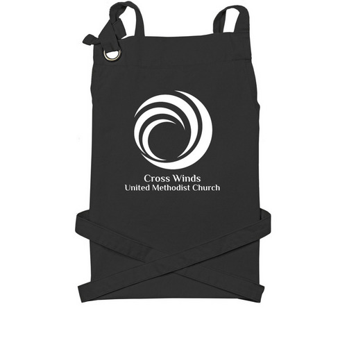 Cross Winds Aprons, a Black Cotton Canvas Pocket Apron