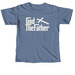 God The Father (White Logo), a Blue Jean Comfort Colors Unisex Tee
