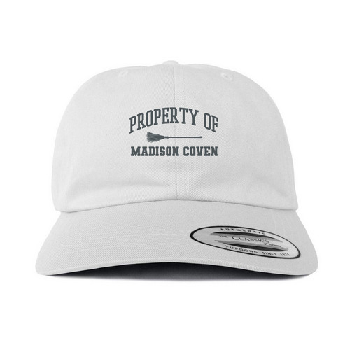Property of Madison Coven Cap, a White Printed Classic Baseball Cap